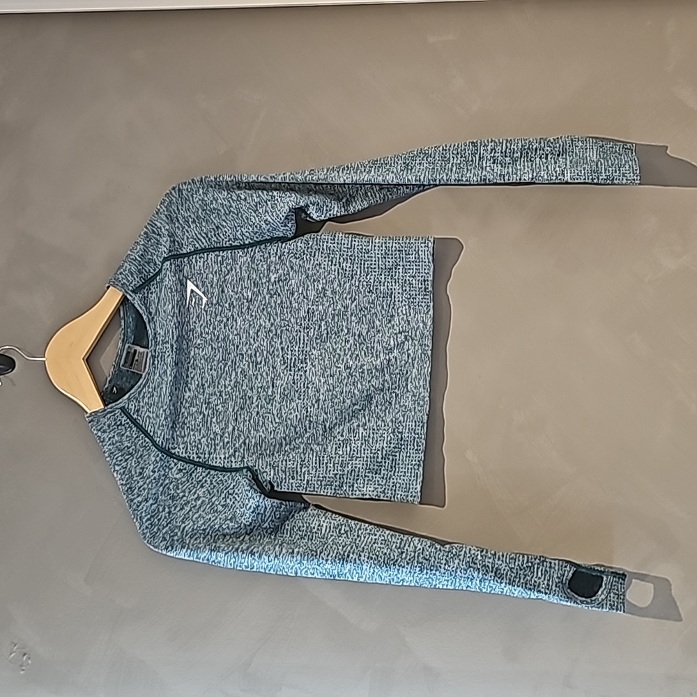 Gymshark Vital Seamless Longsleeve Crop Sz. M
